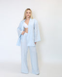 Baby Blu Linen Set