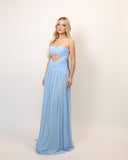 Fustan Mbrëmjeje Maxi Blu