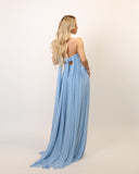 Fustan Mbrëmjeje Maxi Blu